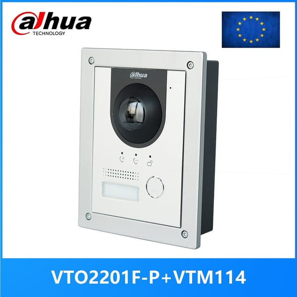 Dahua Multi-language VTO2201F-P PoE(802.3af) IP Metal Villa doorbell ,Door Phone,doorbell,IP Video Intercom, call to phone app