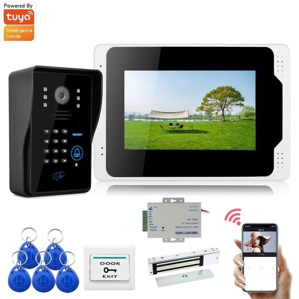 Video Intercom for home Tuya Wired Video Doorbell Camera 1080P door phone system for apartment
