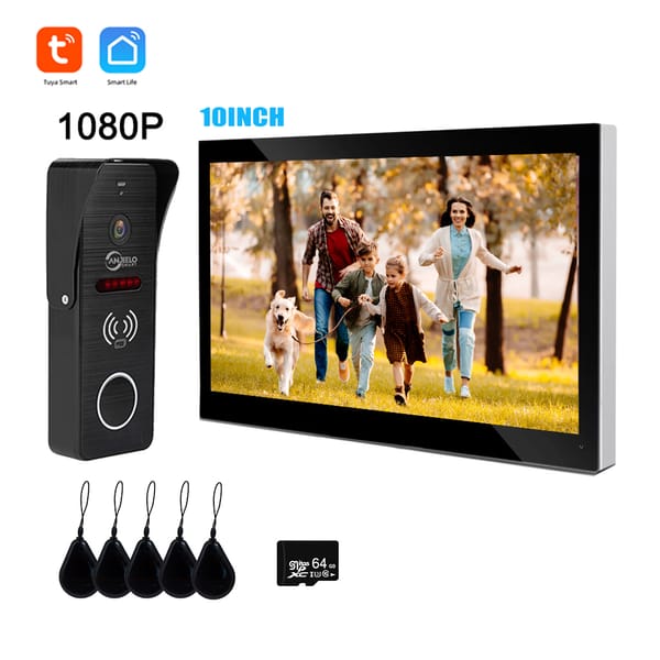 7/10 Inch Wifi Tuya Video Intercom Residential Entry Phone for Home Security Door Camera 1080p Doorbell Interphone Private House